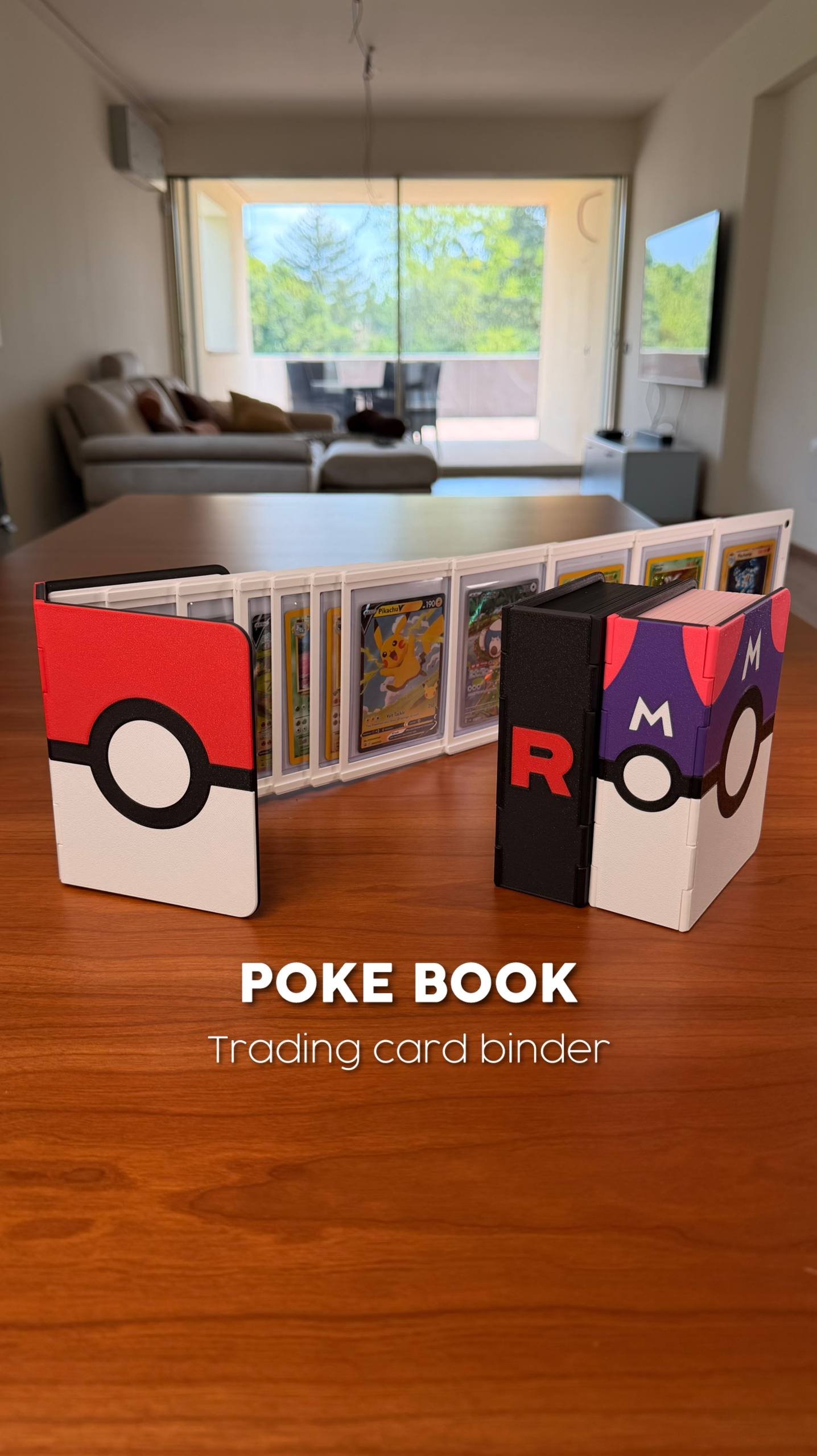 Poké Book Trading Card Binder – Premium Toploader Display