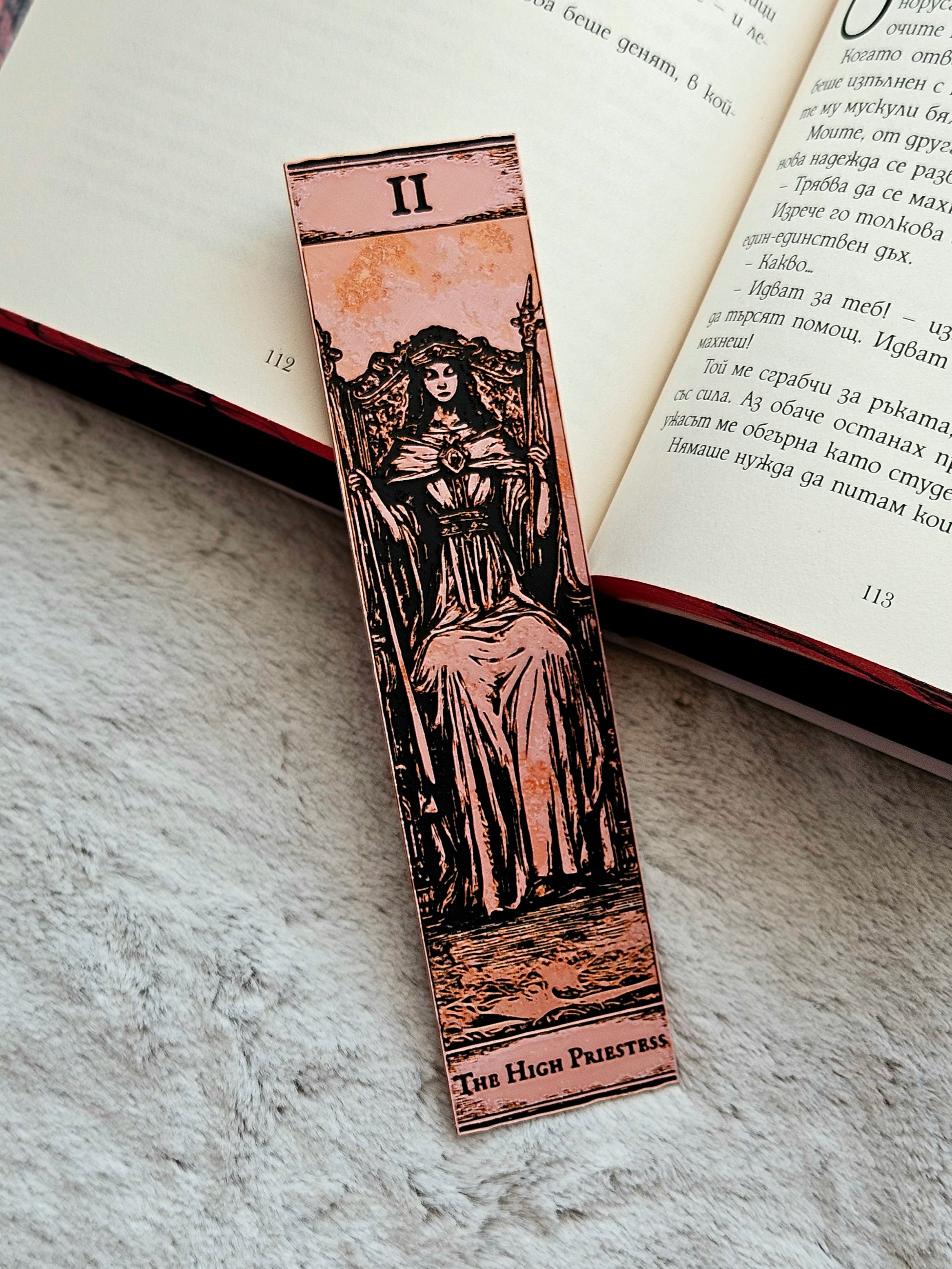 Major Arcana Tarot Bookmarks | 3D Printed Gothic Reader Accessories