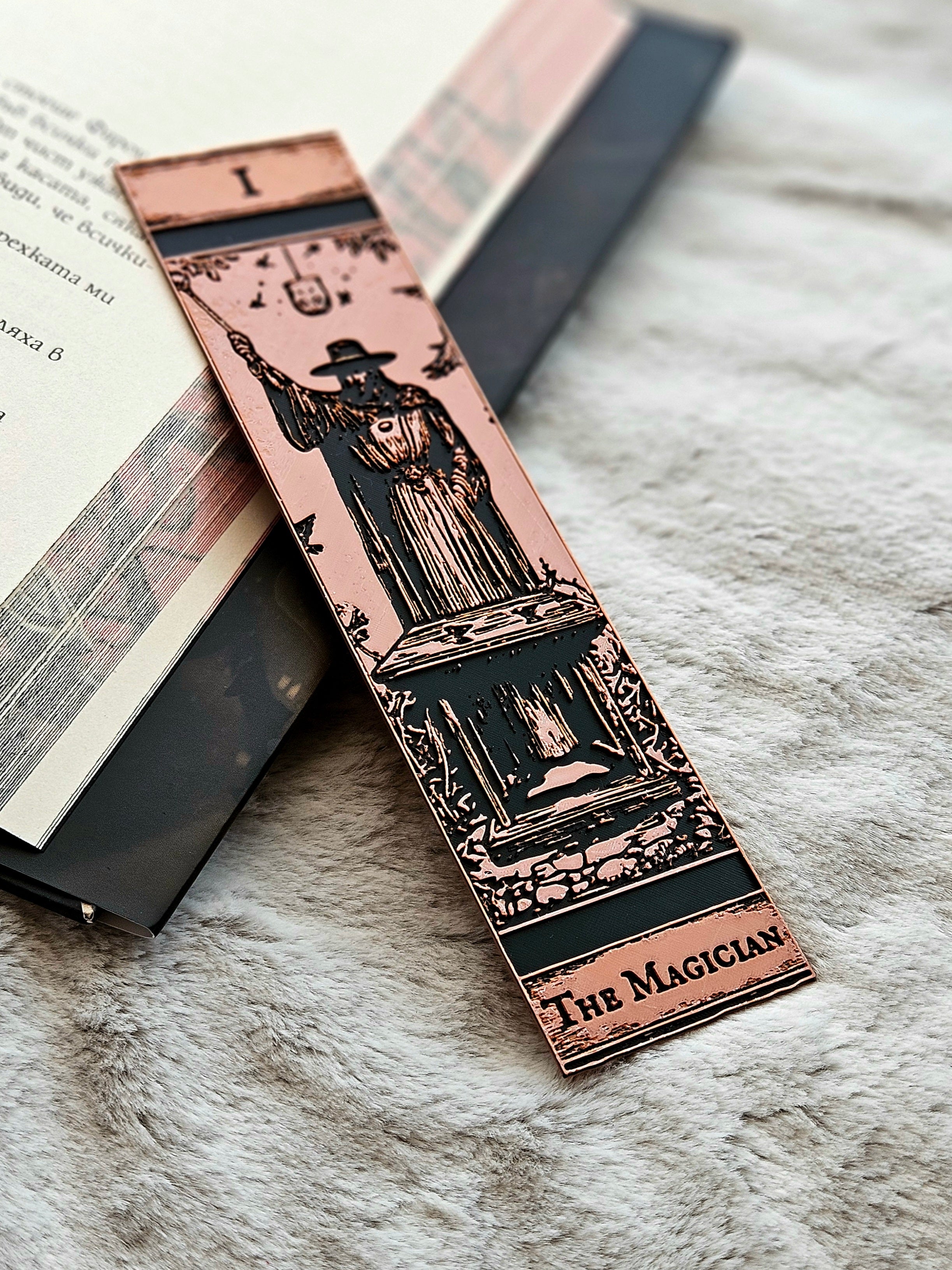 Major Arcana Tarot Bookmarks | 3D Printed Gothic Reader Accessories