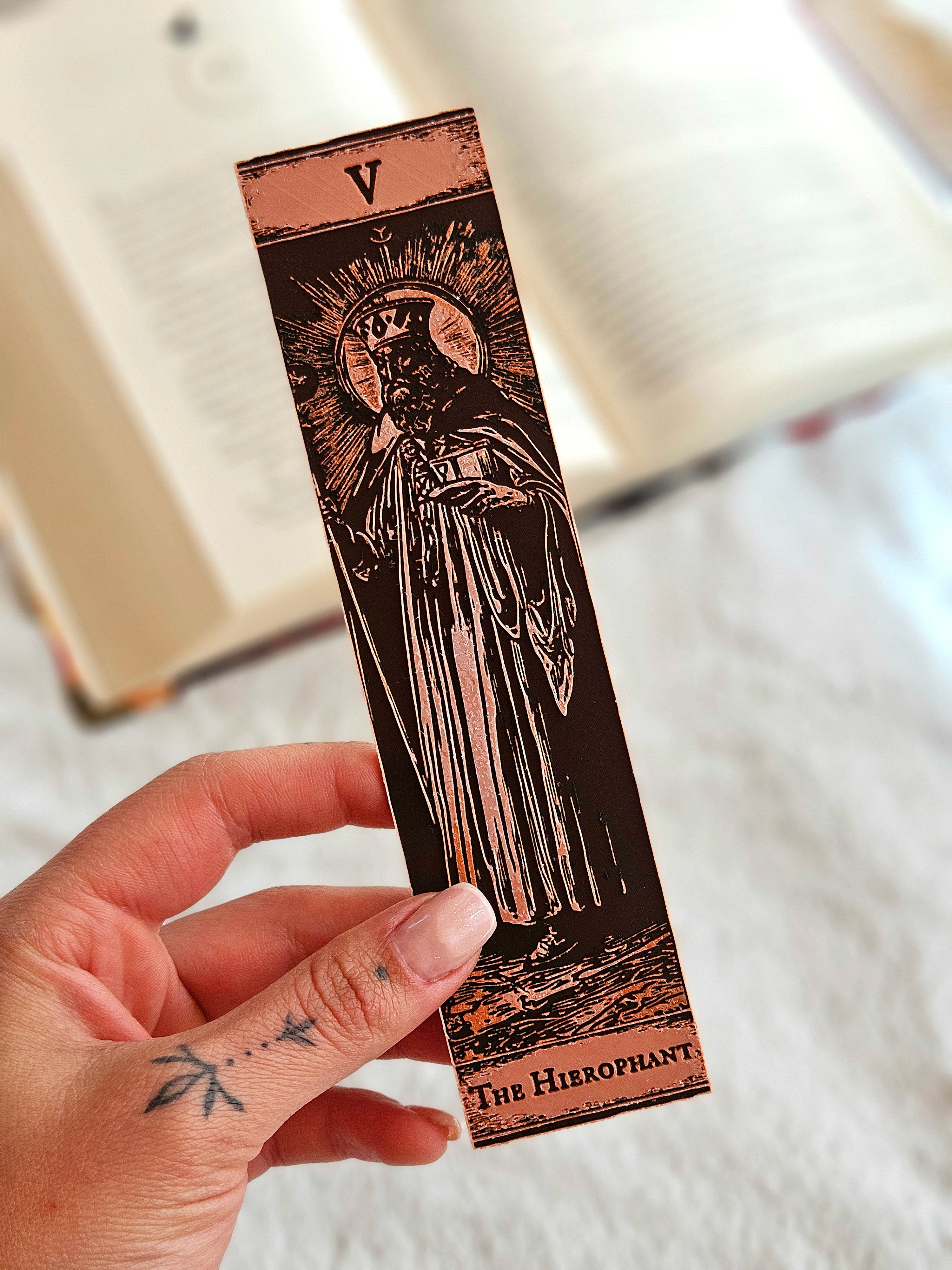 Major Arcana Tarot Bookmarks | 3D Printed Gothic Reader Accessories