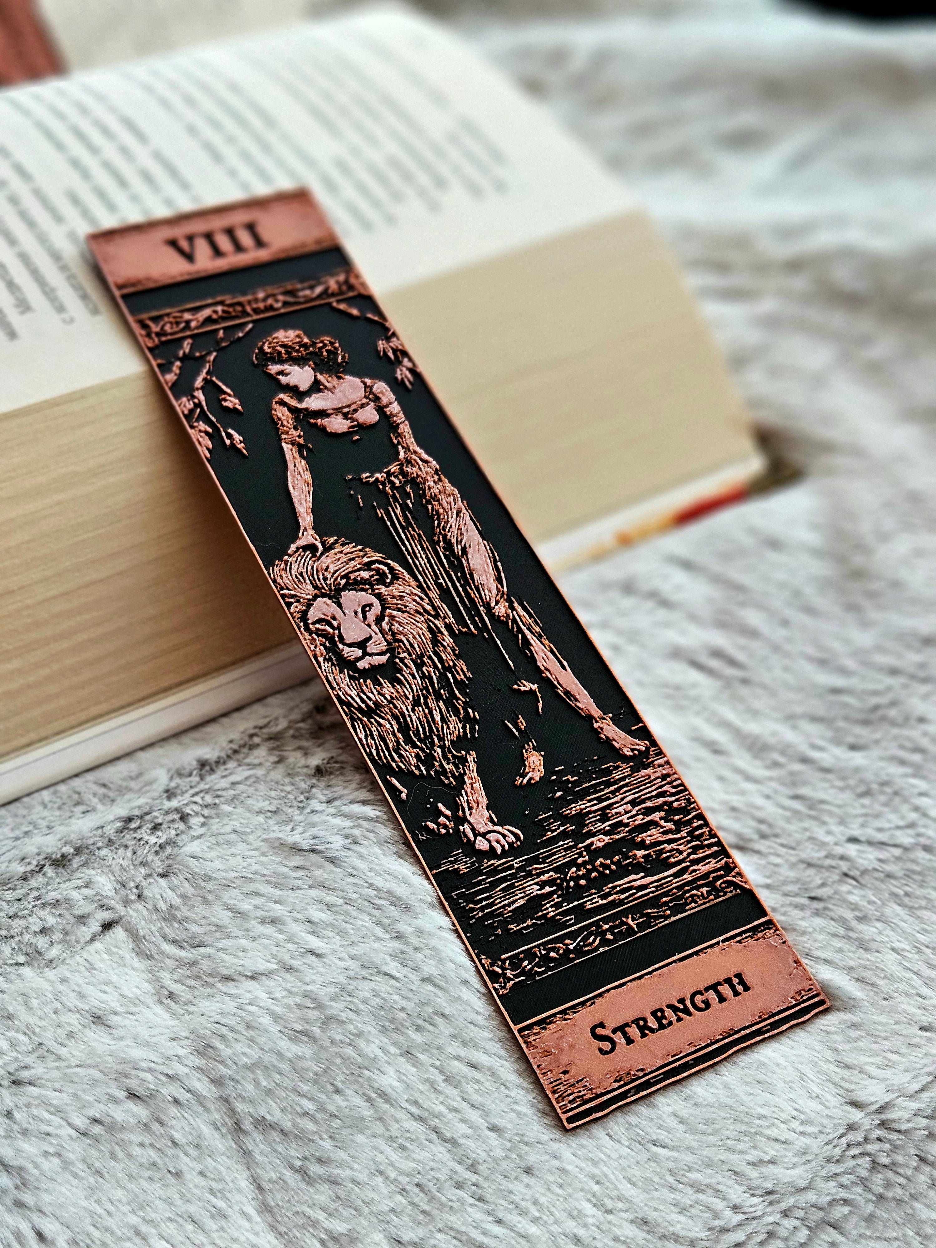 Major Arcana Tarot Bookmarks | 3D Printed Gothic Reader Accessories
