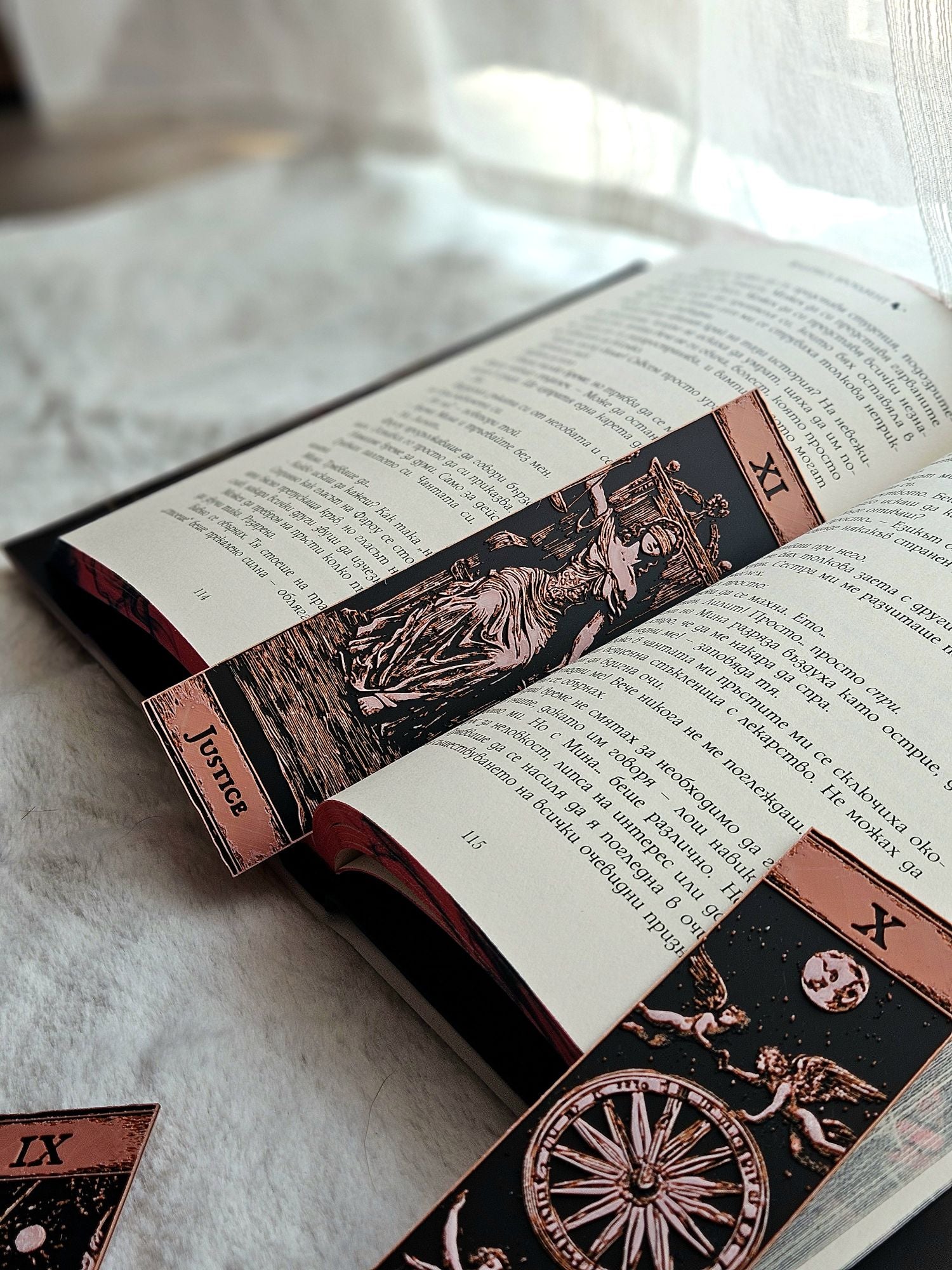 Major Arcana Tarot Bookmarks | 3D Printed Gothic Reader Accessories