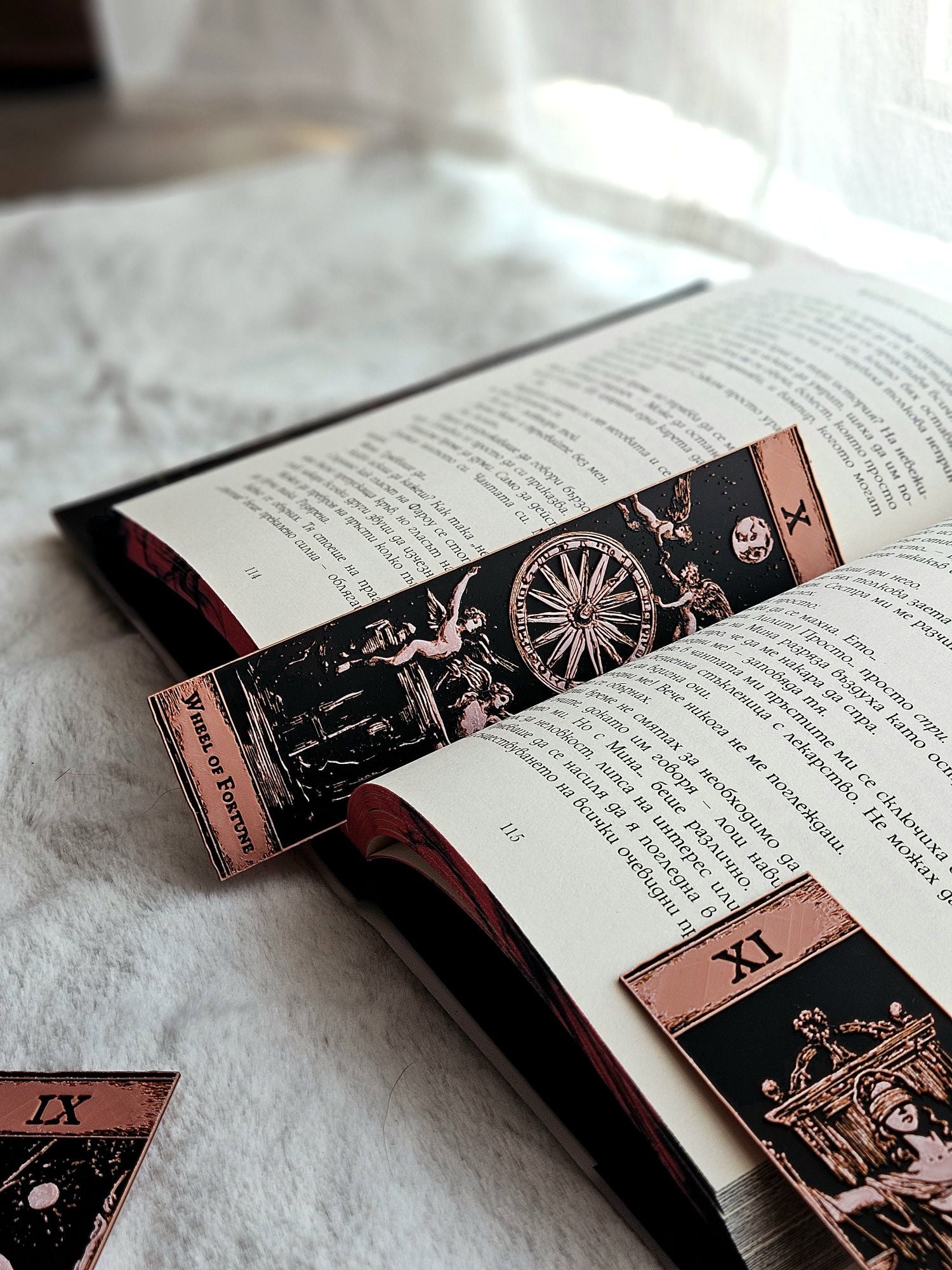 Major Arcana Tarot Bookmarks | 3D Printed Gothic Reader Accessories