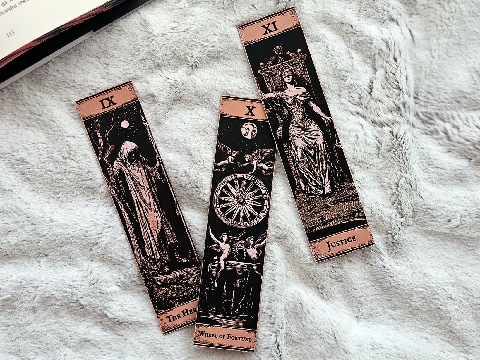 Major Arcana Tarot Bookmarks | 3D Printed Gothic Reader Accessories