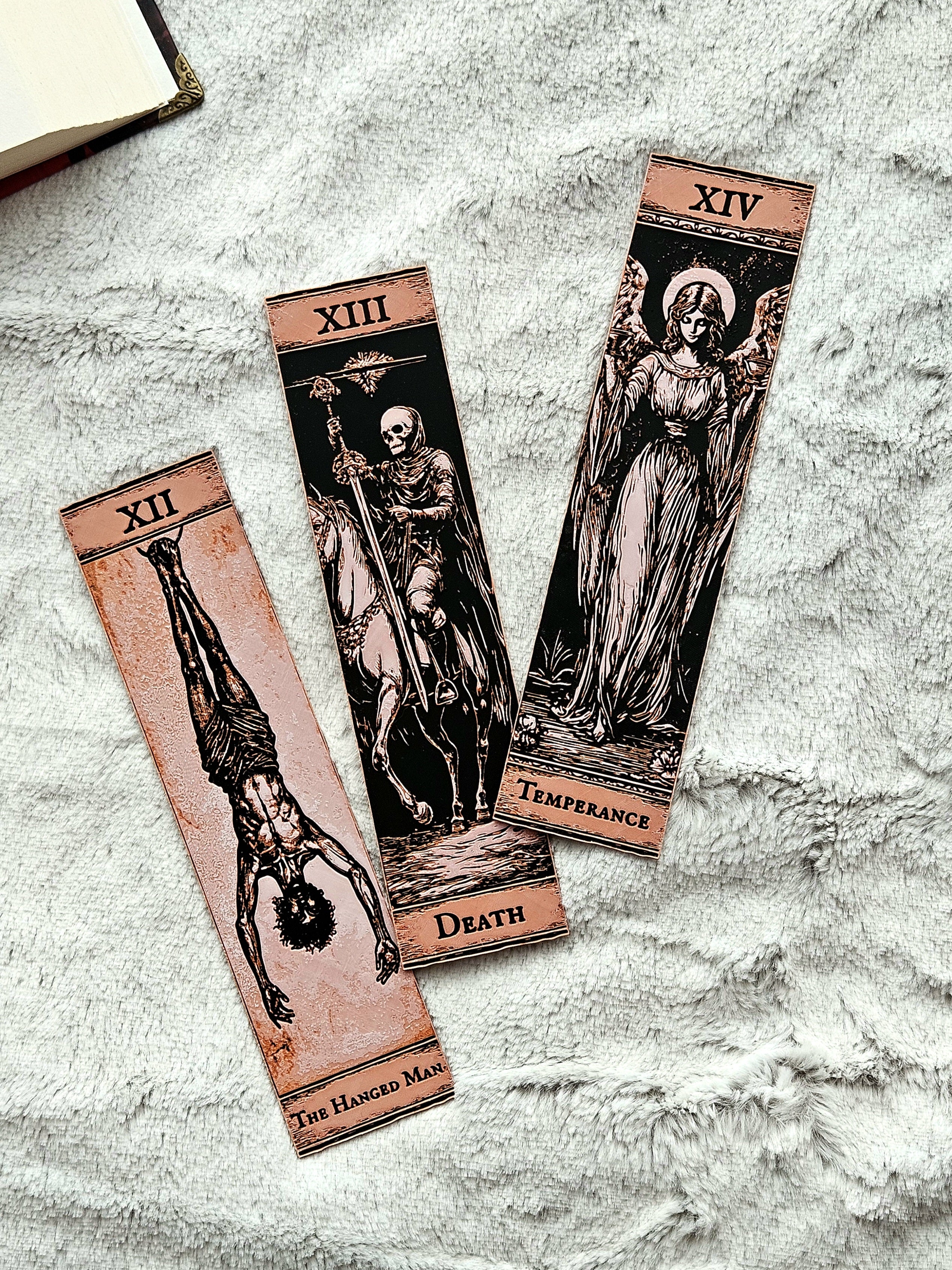 Major Arcana Tarot Bookmarks | 3D Printed Gothic Reader Accessories