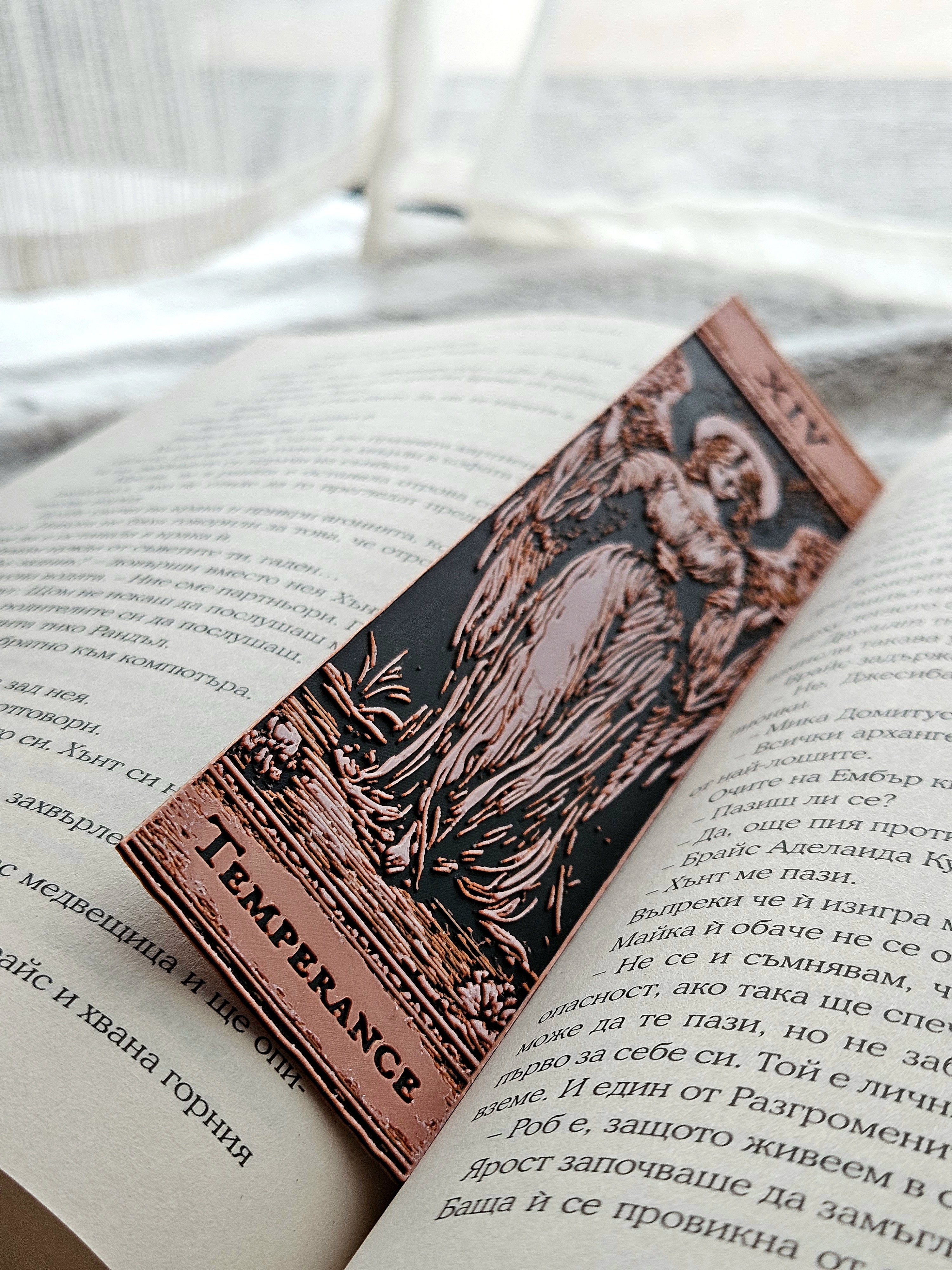 Major Arcana Tarot Bookmarks | 3D Printed Gothic Reader Accessories