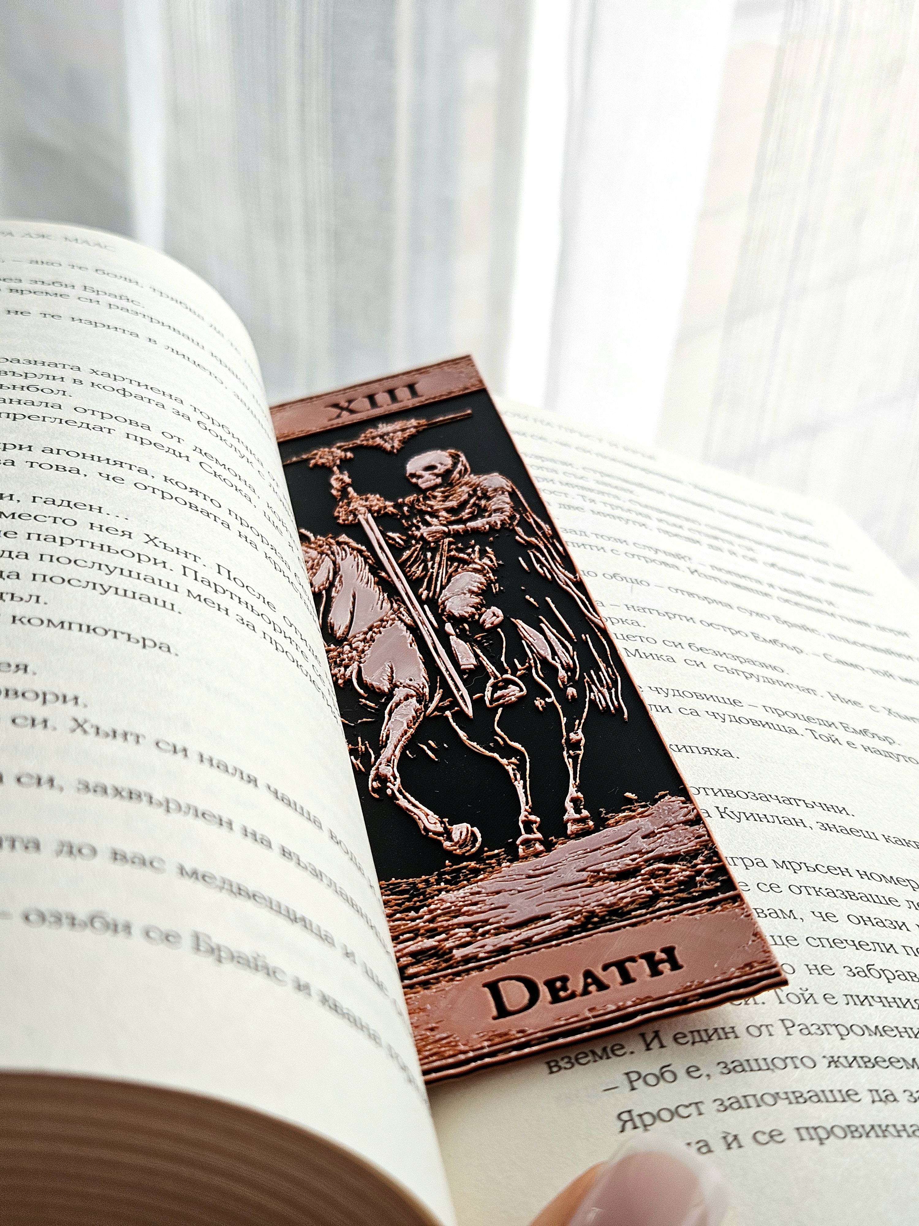 Major Arcana Tarot Bookmarks | 3D Printed Gothic Reader Accessories