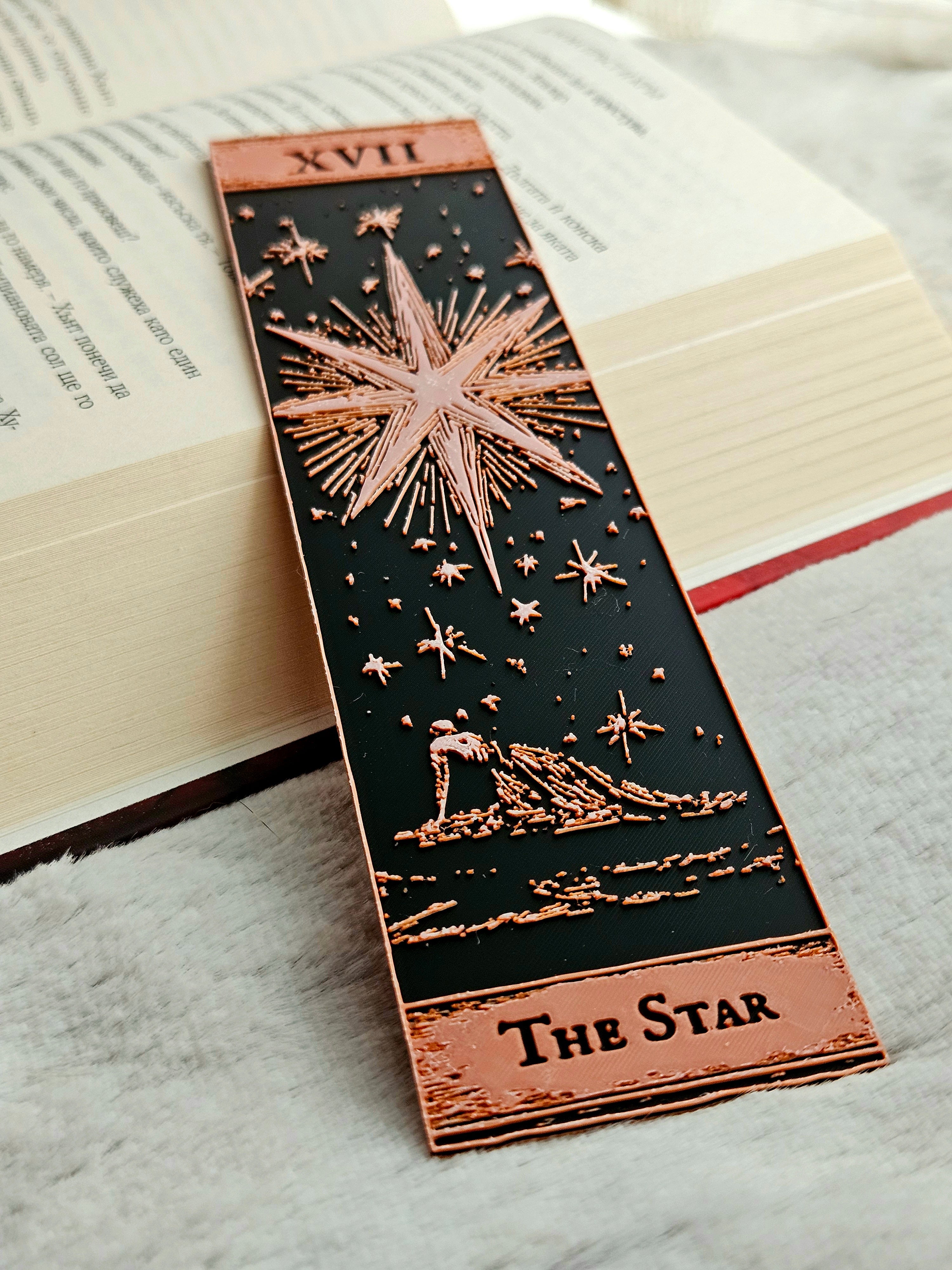Major Arcana Tarot Bookmarks | 3D Printed Gothic Reader Accessories