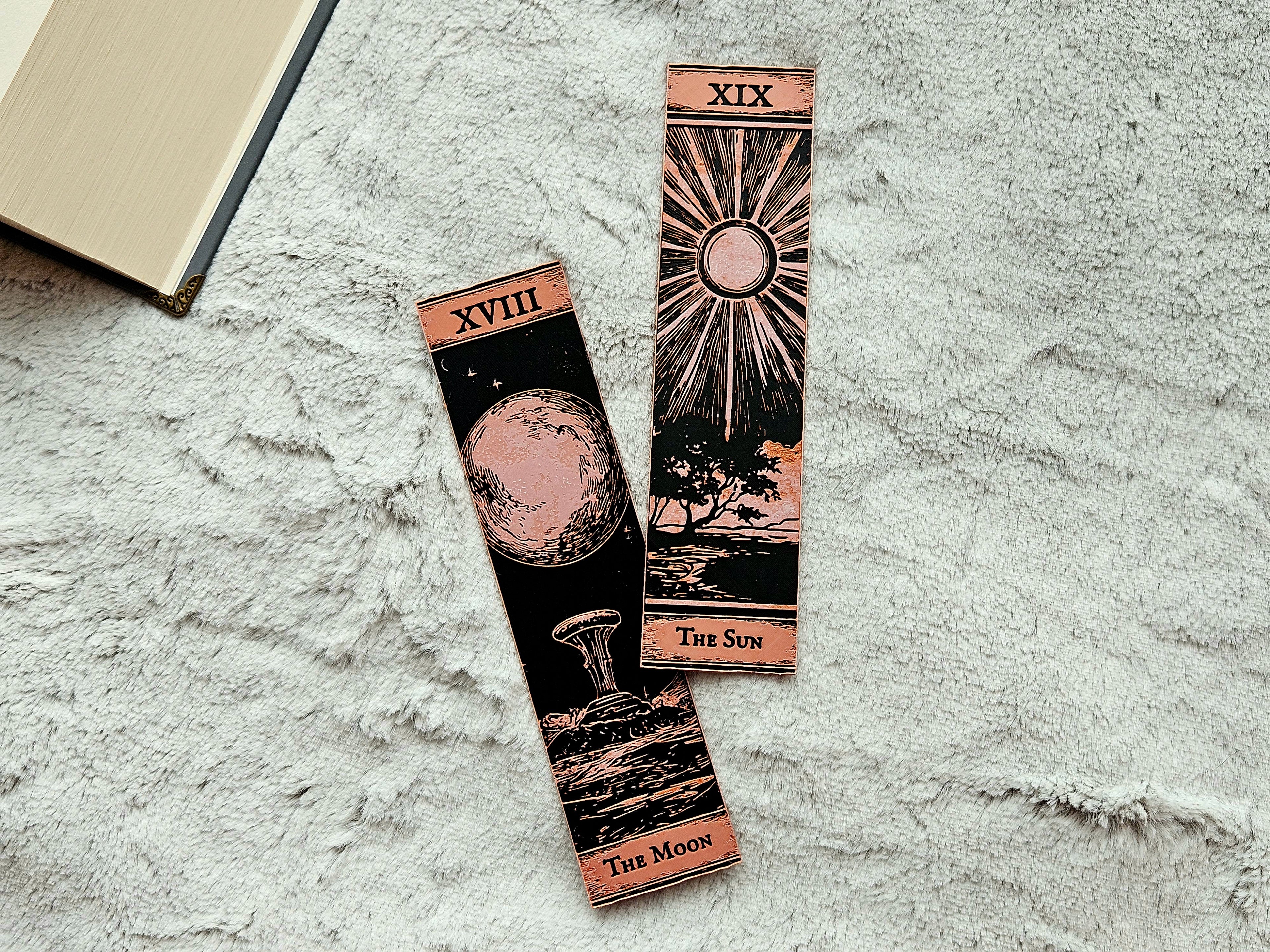 Major Arcana Tarot Bookmarks | 3D Printed Gothic Reader Accessories