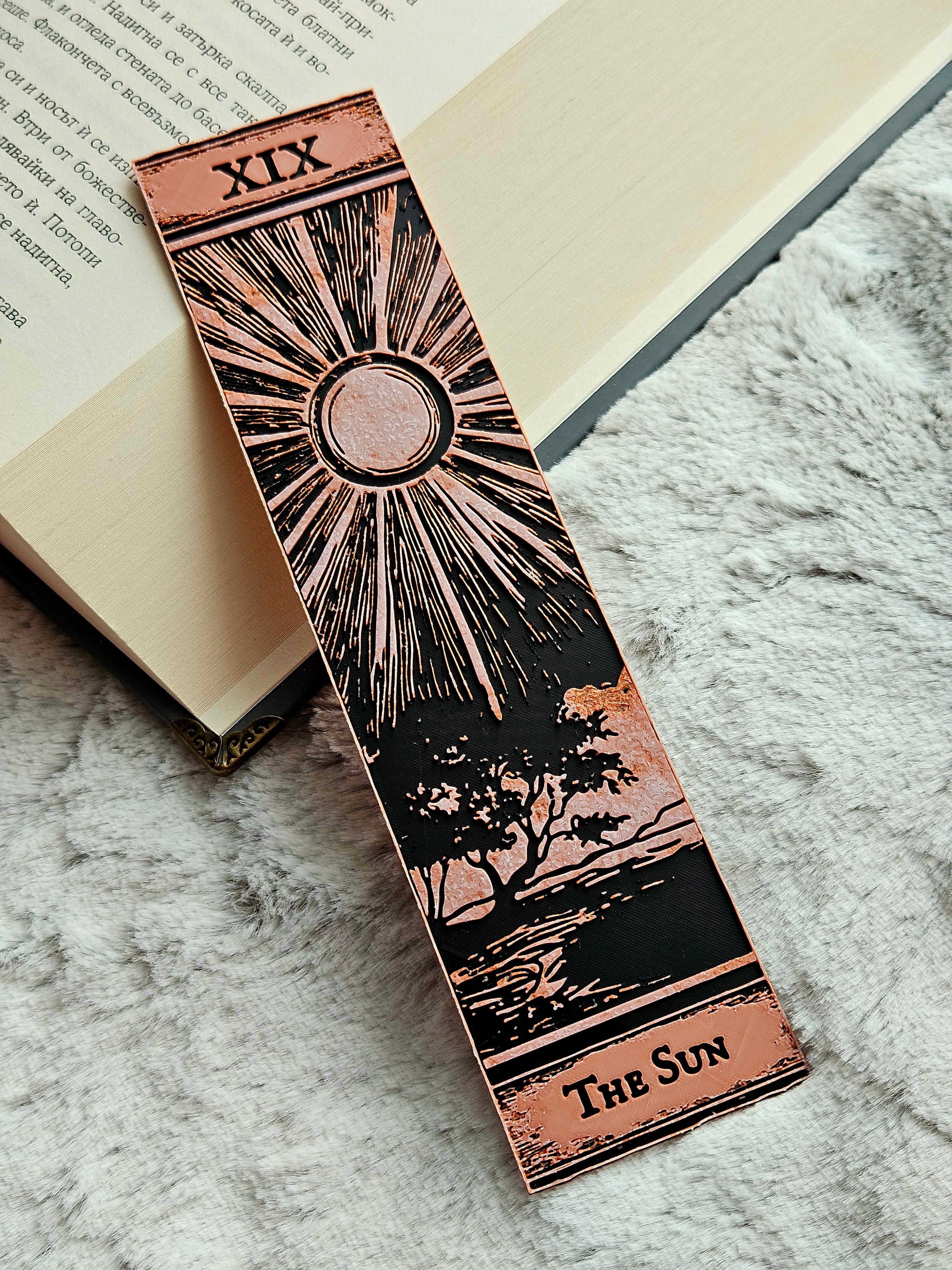 Major Arcana Tarot Bookmarks | 3D Printed Gothic Reader Accessories