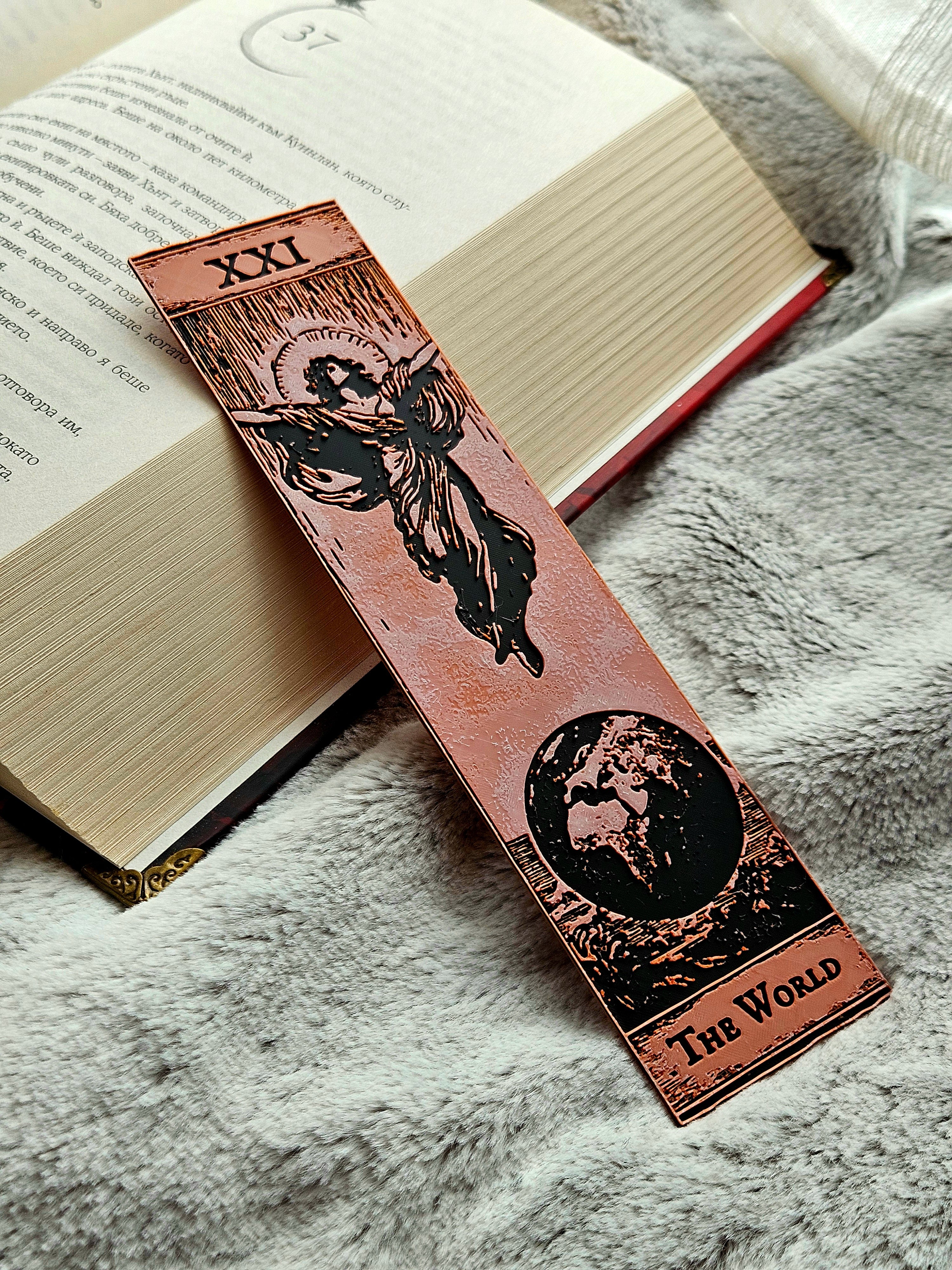 Major Arcana Tarot Bookmarks | 3D Printed Gothic Reader Accessories