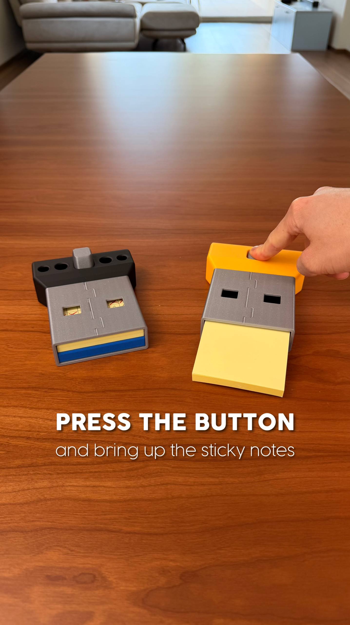 USB Note | Sticky Note Holder & Stencils