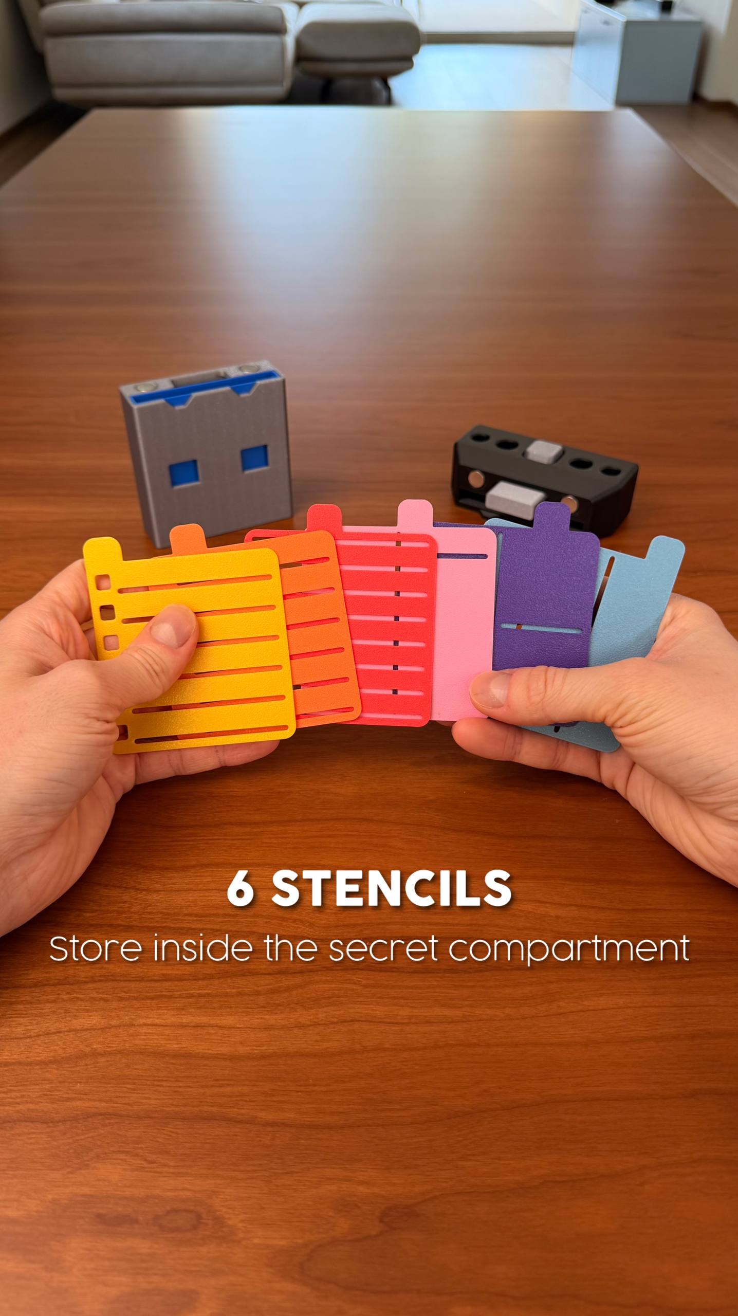 USB Note | Sticky Note Holder & Stencils