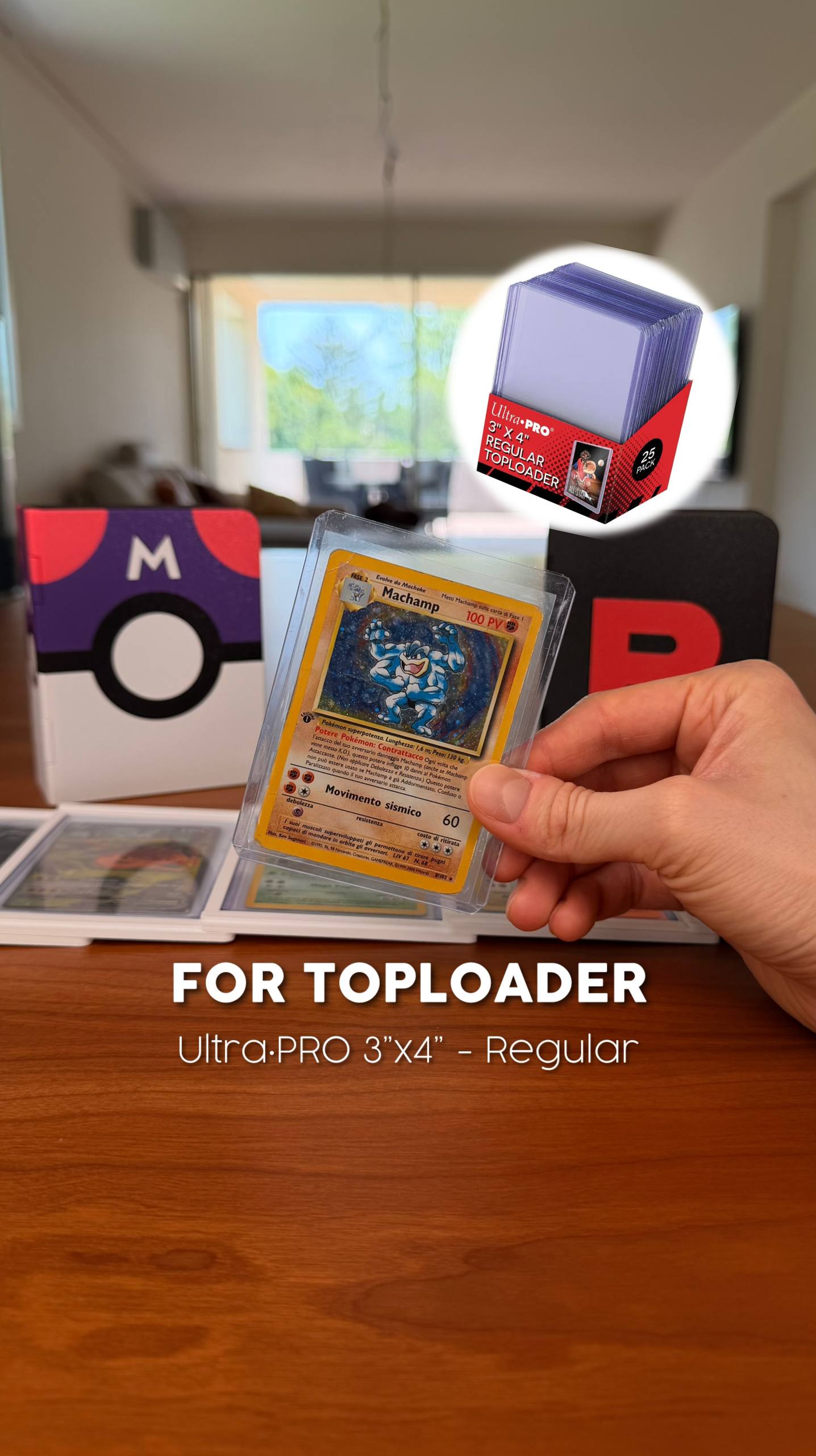 Poké Book Trading Card Binder – Premium Toploader Display