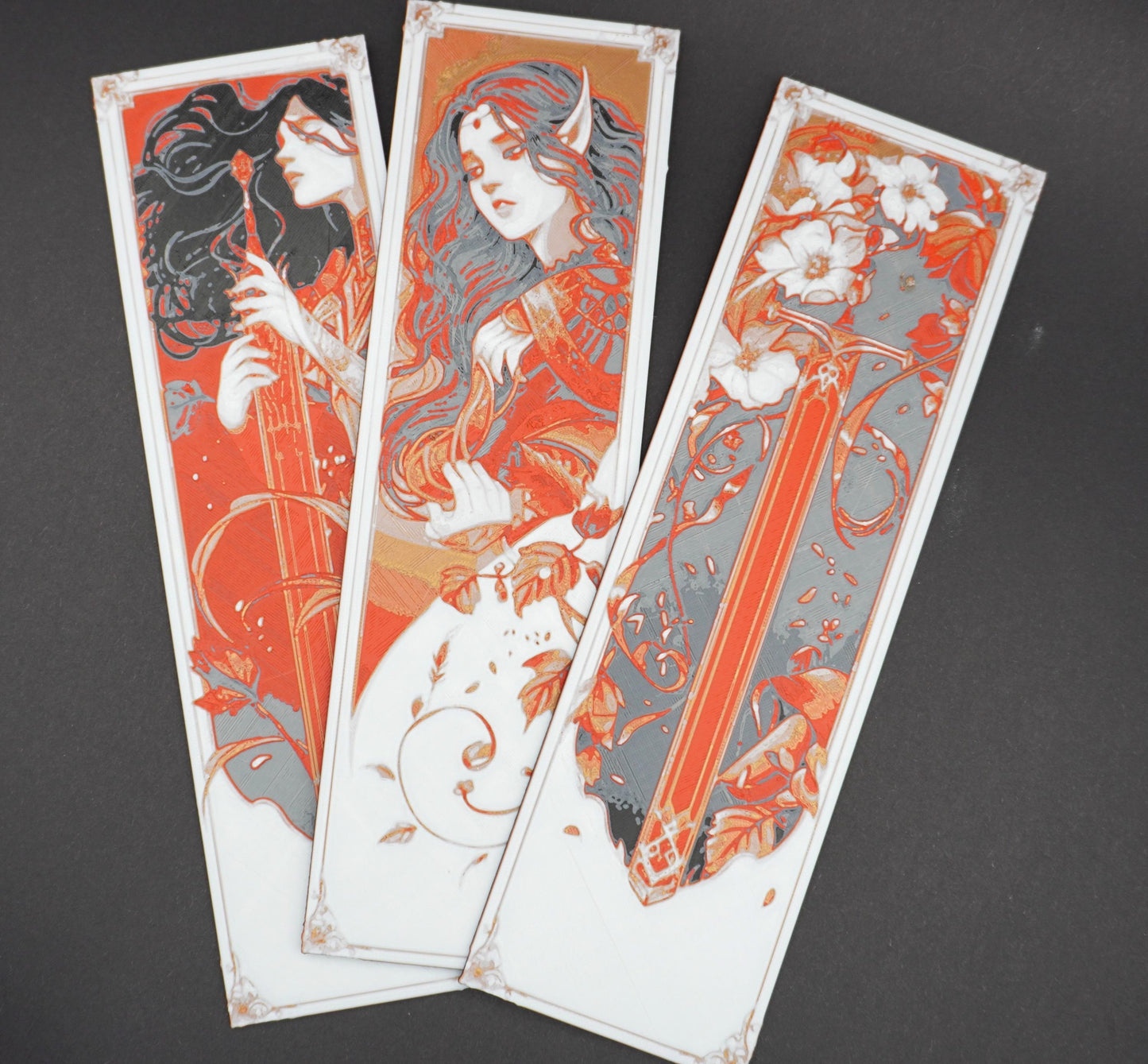 A Court of Thorns and Roses Inspired Bookmarks