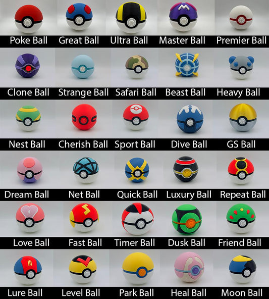 3D Printed Monster Balls