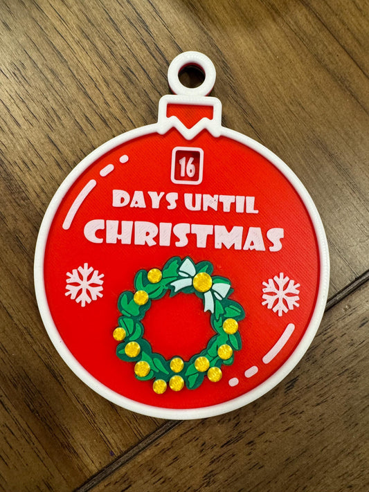 Countdown to Christmas Ornament